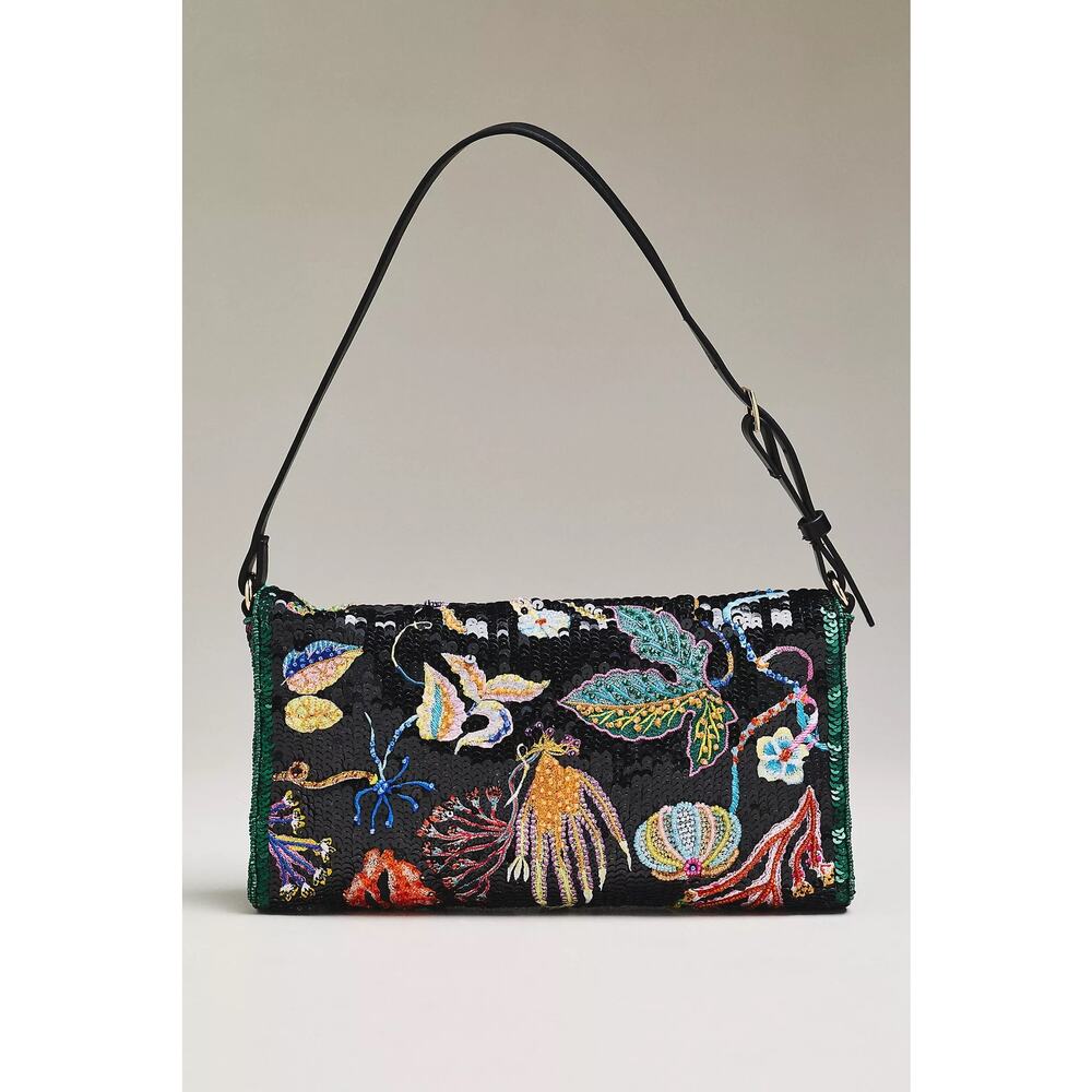 nwt ANTHROPOLOGIE CELANDINE x Sarah Gordon Beaded shoulder bag